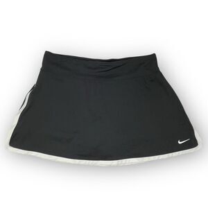 Nike Dri Fit Black White Tennis Skirt Skort Women’s Size Large